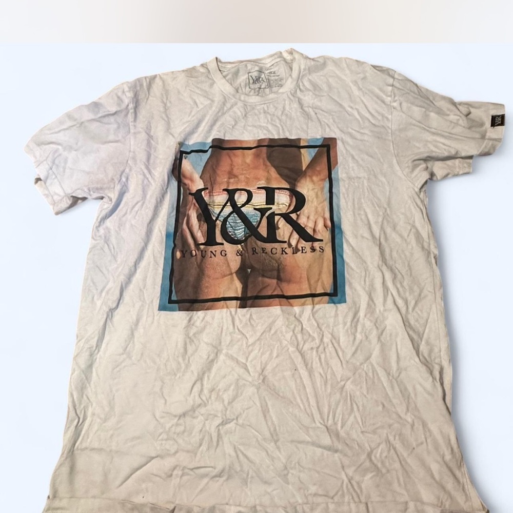 Young & Reckless White Graphic Tee